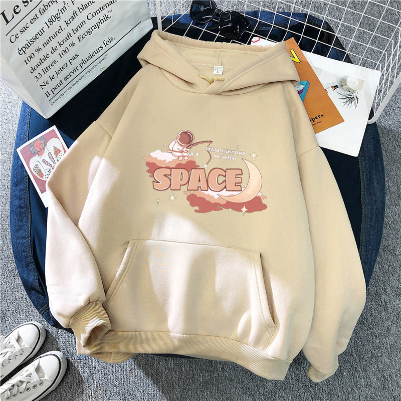 Women’s hoodie with creative space design Lisslune