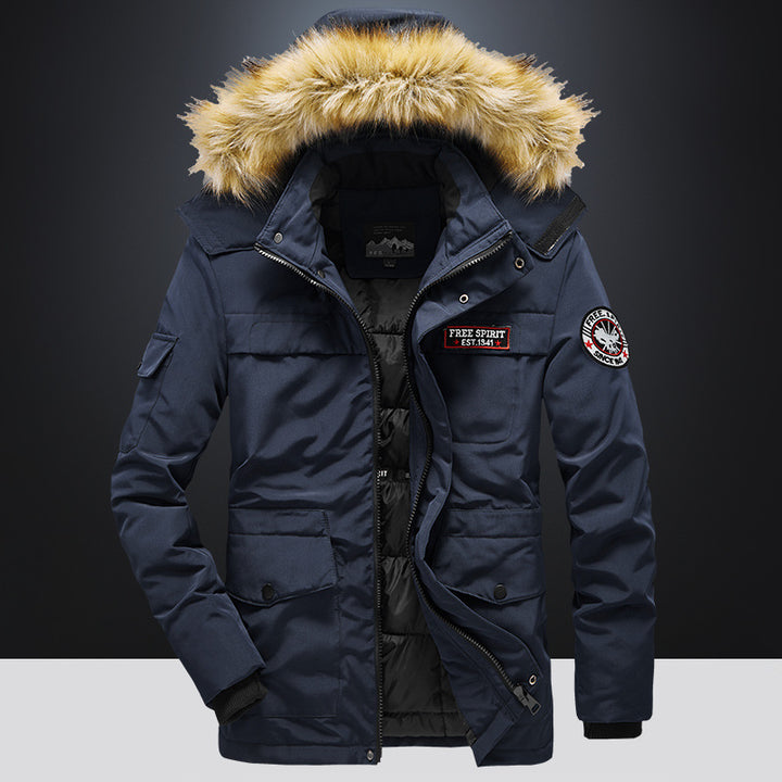 Men's Functional Winter Jacket with Removable Hood Lisslune