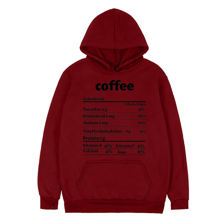 Women's hoodie with creative nutritional design Lisslune