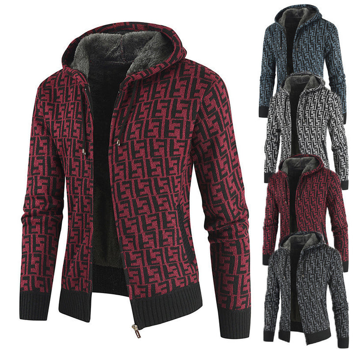 Men's Warm Padded Hooded Jacket Lisslune
