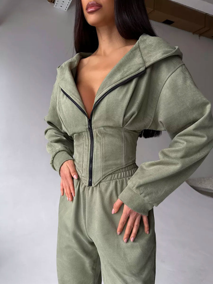 Women's sporty jumpsuit with fashionable details Lisslune