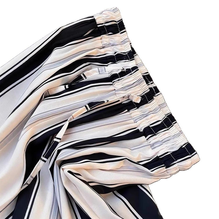 Women Elegant and Comfortable Striped Culotte Shorts Lisslune