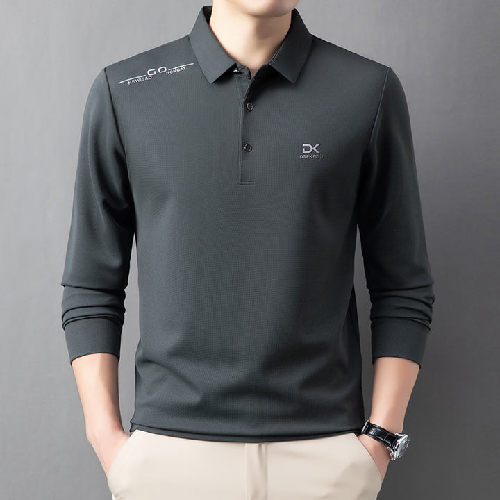 Men's functional polo shirt with lightweight breathable fabric Lisslune