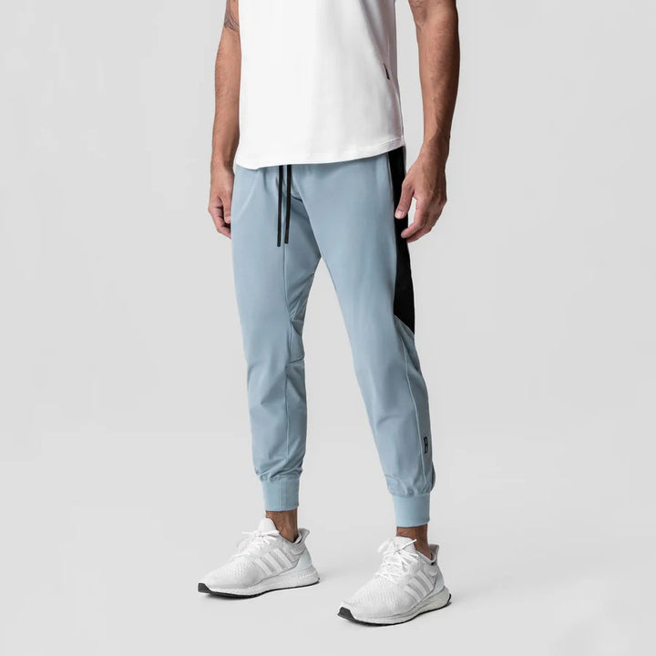 Men's Athletic Training Pants with Side Contrast Panels Lisslune