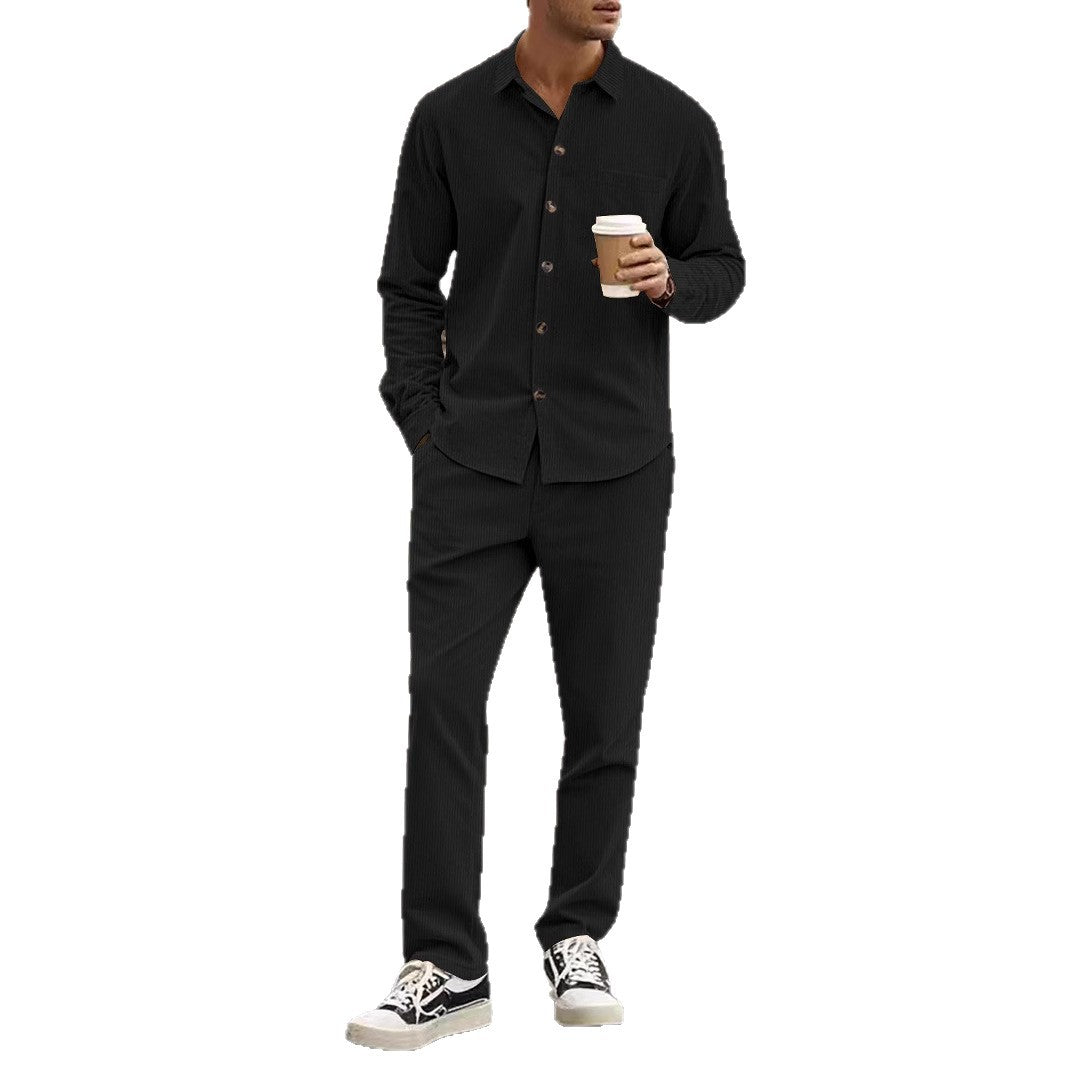 Men's elegant and comfortable shirt suit set Lisslune