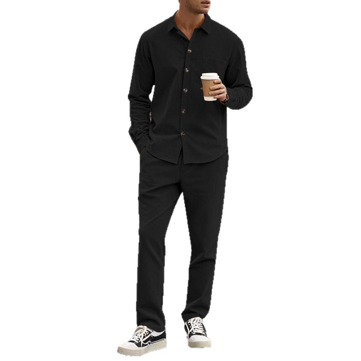 Men's elegant and comfortable shirt suit set Lisslune