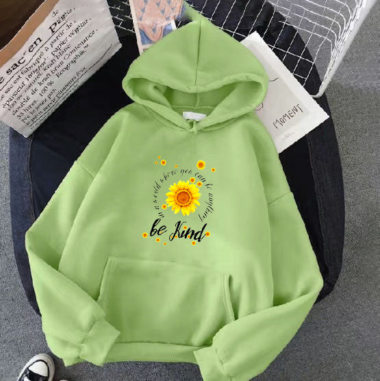 Women's hoodie with inspiring sunflower design Lisslune