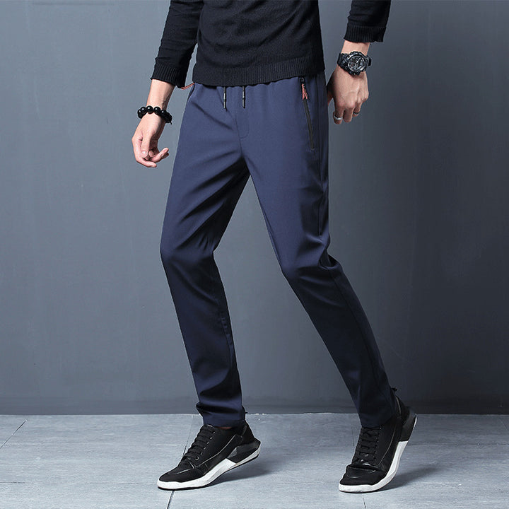 Men's sporty leisure pants with practical zip pockets Lisslune