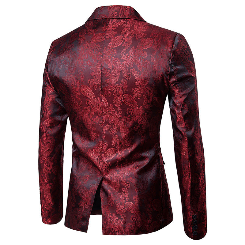 Men's elegant suit set with luxurious pattern Lisslune