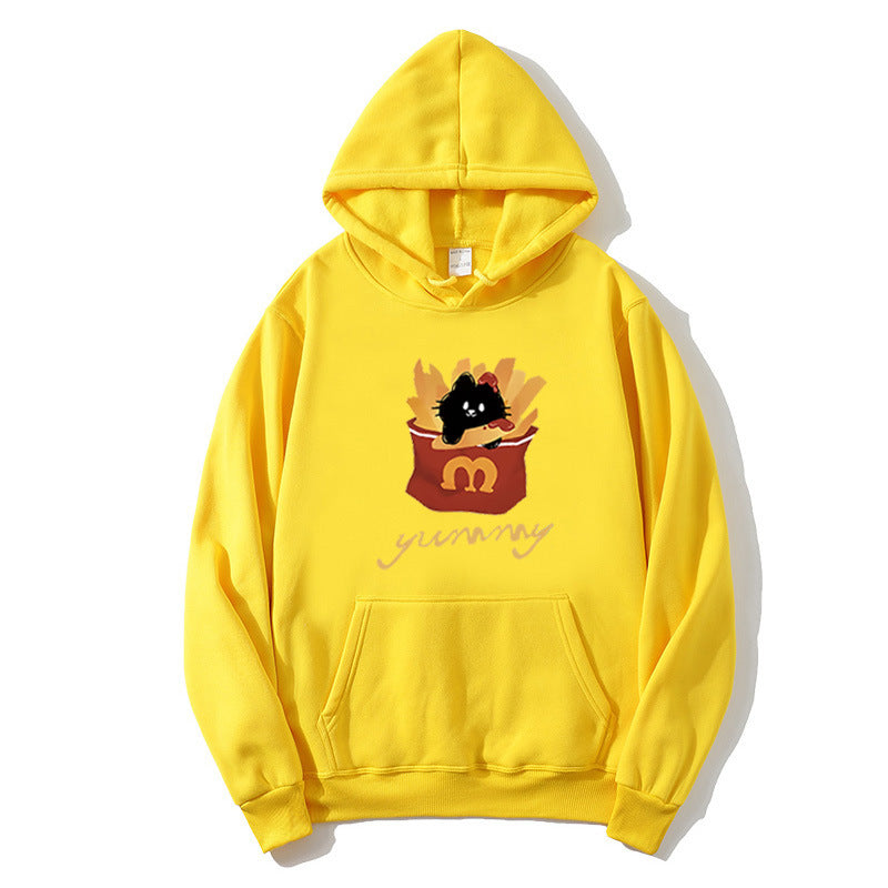 Women's hoodie with creative cat design Lisslune