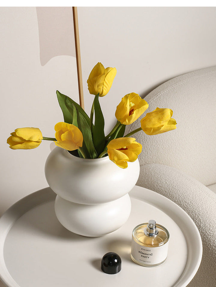 Lisslune | Pure White Special Shape Vase