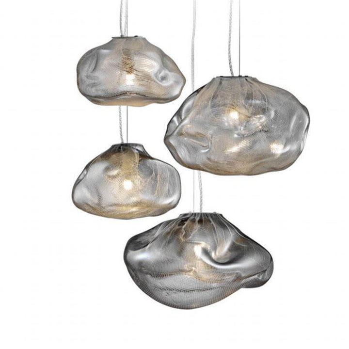 Lisslune | CloudNova Glass Pendant Light | Modern Design | Unique Cloud Look | Ambient Lighting