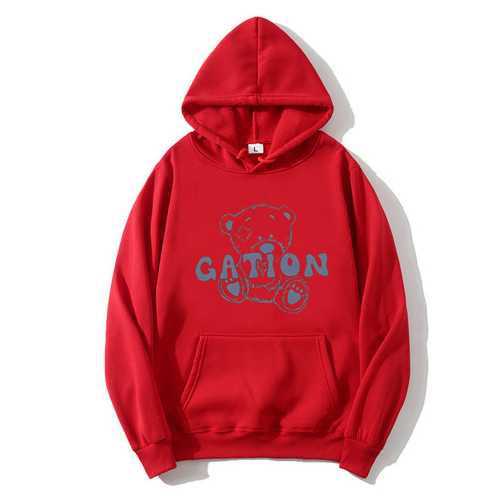 Women's hoodie with cute bear motif Lisslune