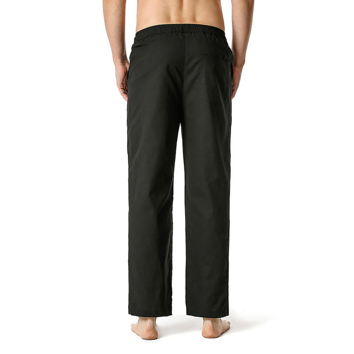 Men's airy summer pants with adjustable drawstring and side pockets Lisslune