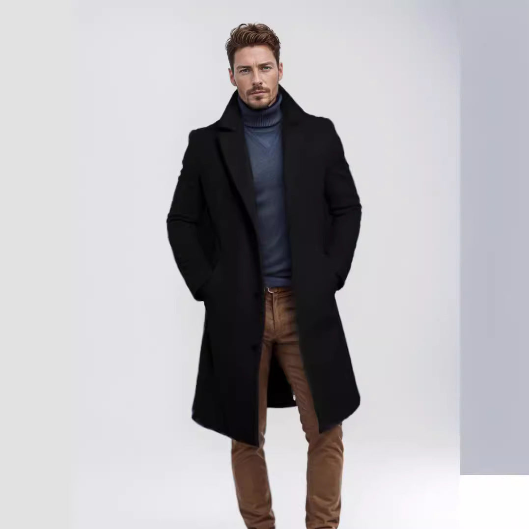 Men's elegant wool coat Lisslune