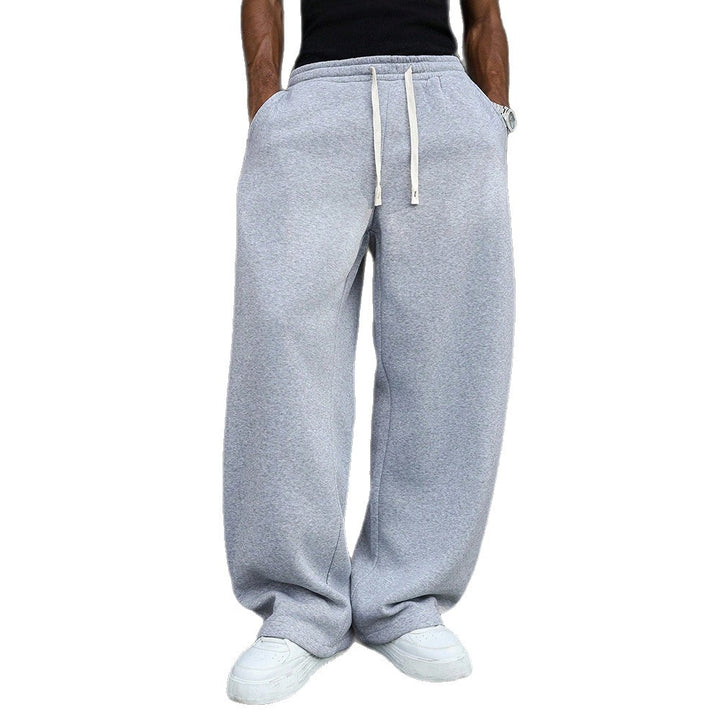 Women's casual loose-fit leisure pants with elastic waistband and practical pockets Lisslune