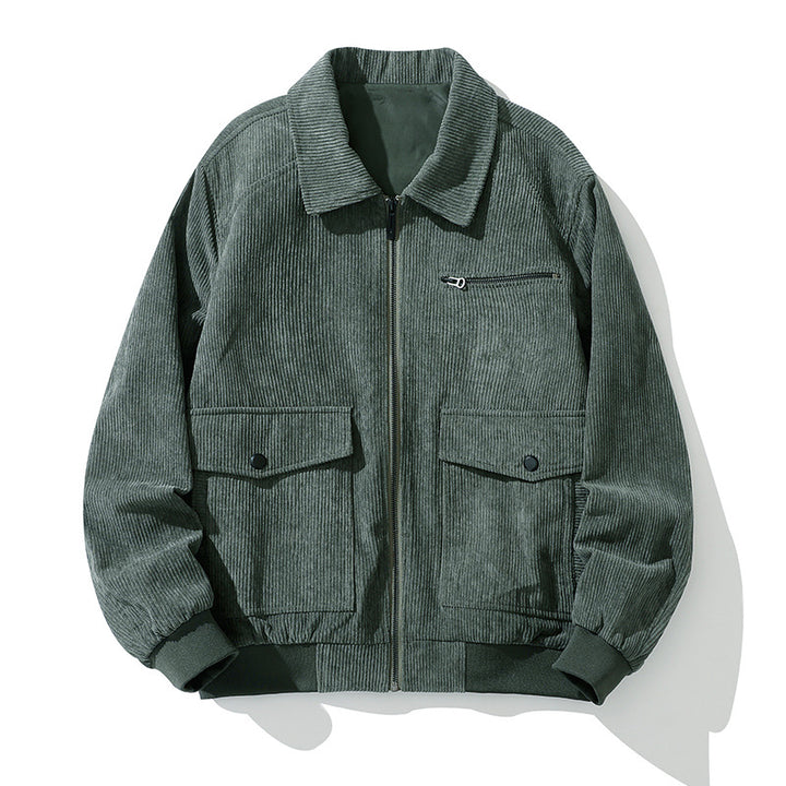 Men's cord jacket with practical pockets and high-quality workmanship Lisslune