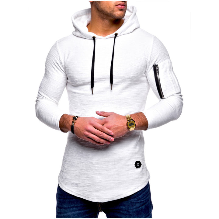 Men's casual hoodie with trendy zipper Lisslune