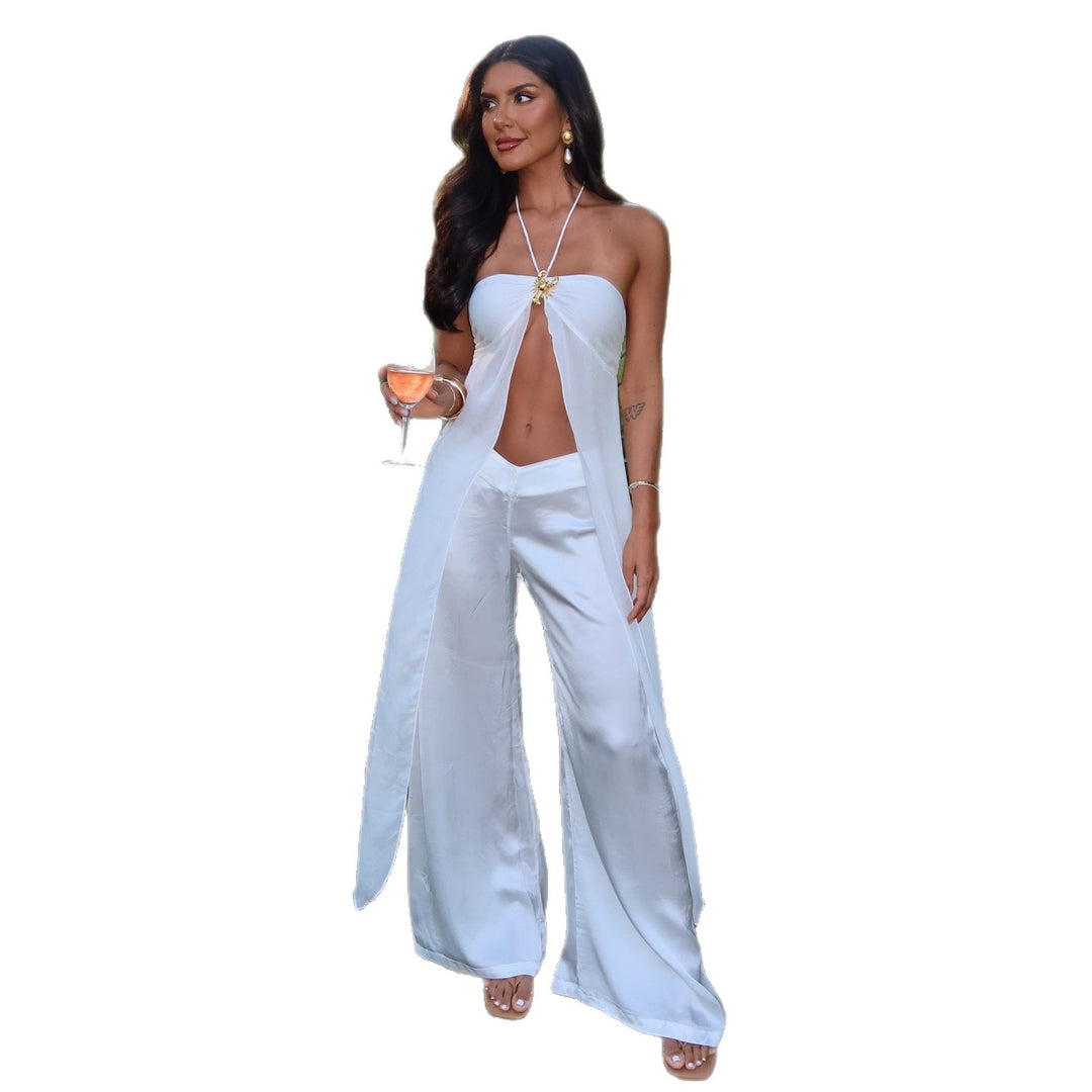 Women's jumpsuit with elegant side slit and timeless design Lisslune