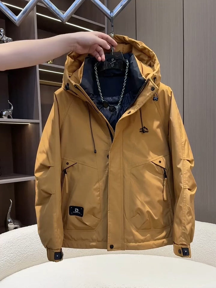Men's Technical Functional Jacket with Insulating Hood Lisslune