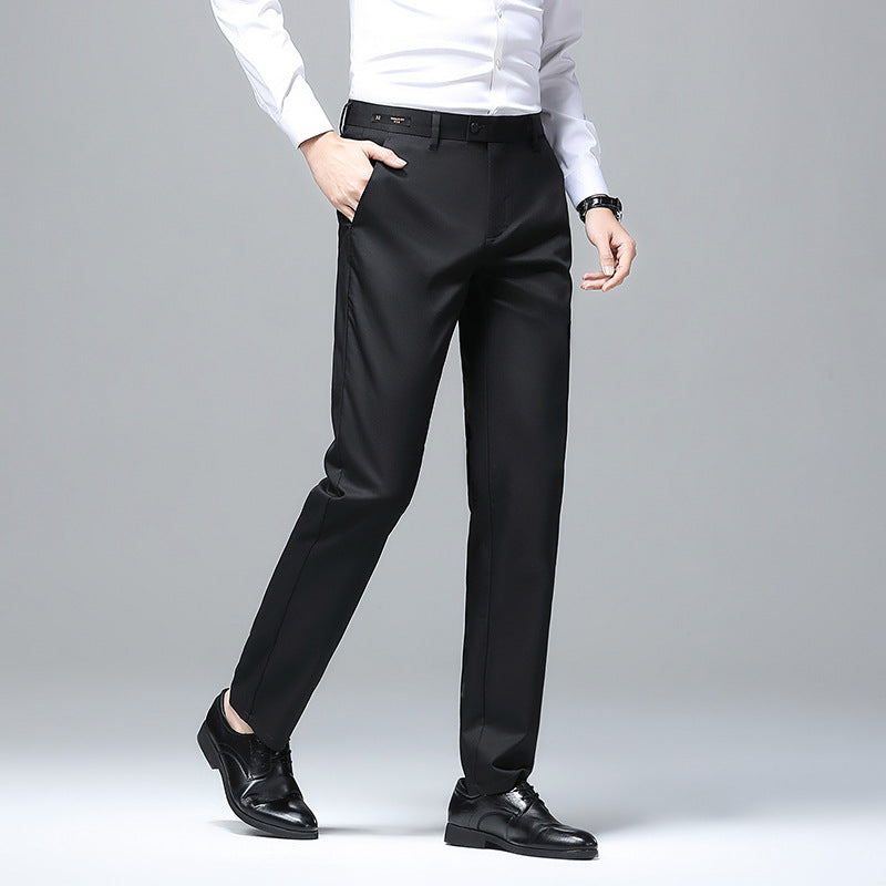 Men's Elegant Slim-Fit Suit Trousers Lisslune