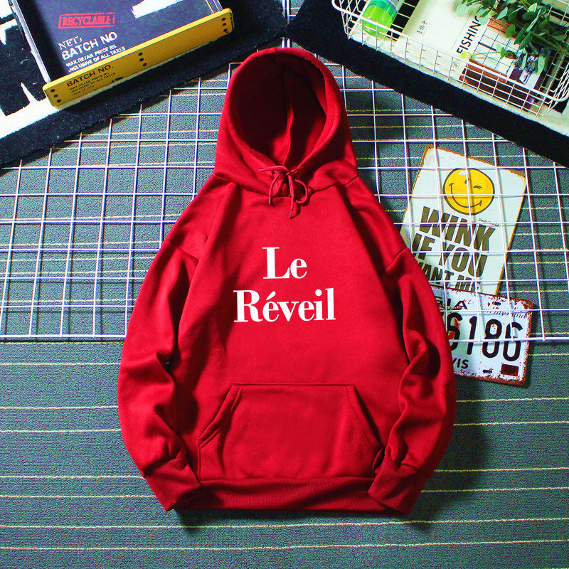 Ladies hoodie with stylish lettering Lisslune