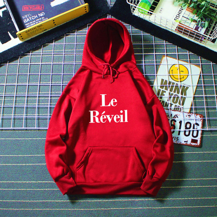 Ladies hoodie with stylish lettering Lisslune