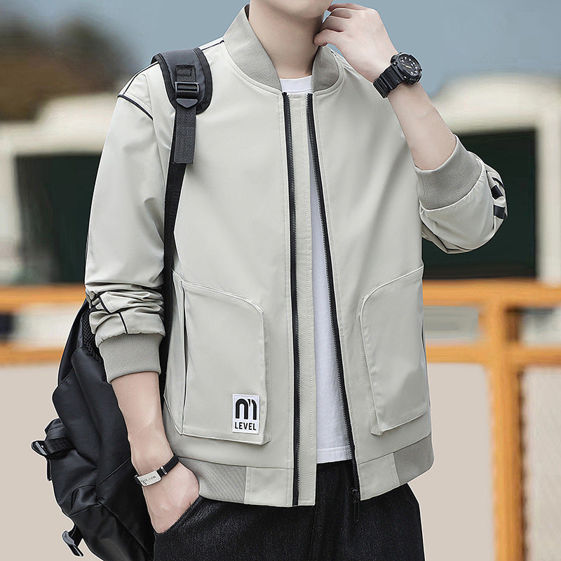 Men's lightweight sports jacket with functional pockets and elastic inserts Lisslune