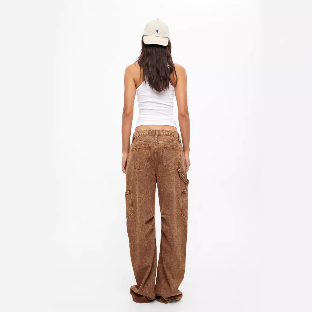 Women’s Cargo Jeans in a casual cut with practical pockets Lisslune