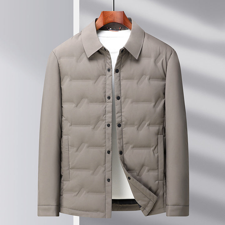 Men's Quilted Jacket with Innovative Functionality and Fashionable Design Lisslune