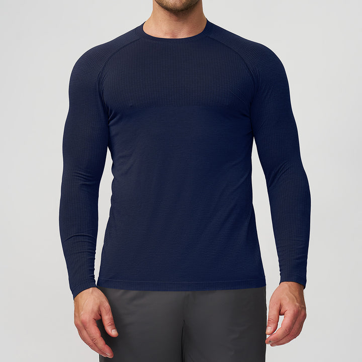 Men's Athletic Long-Sleeve Compression Shirt Lisslune