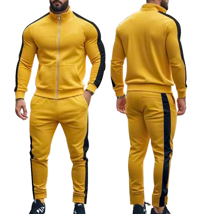 Men's sporty hoodie jacket and jogging pants set Lisslune
