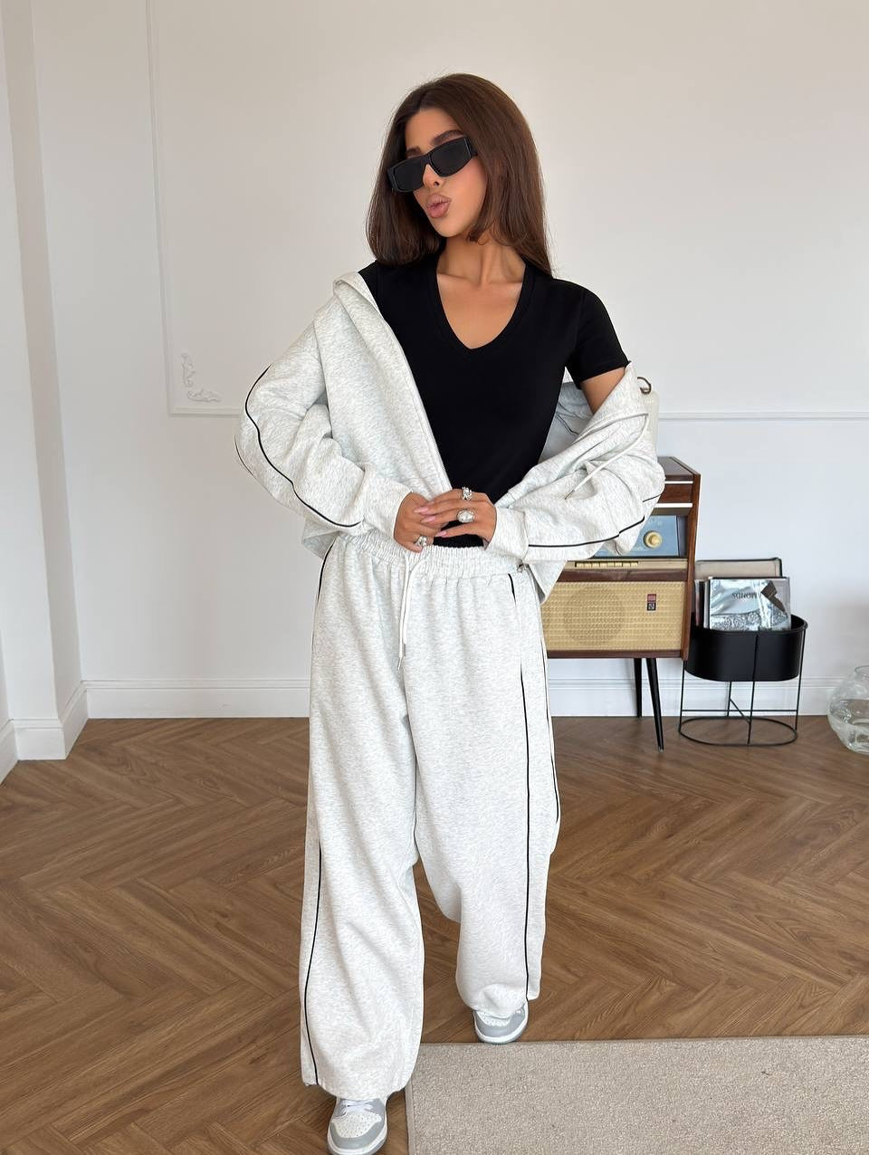 Women's sporty relax set made of high quality jersey Lisslune