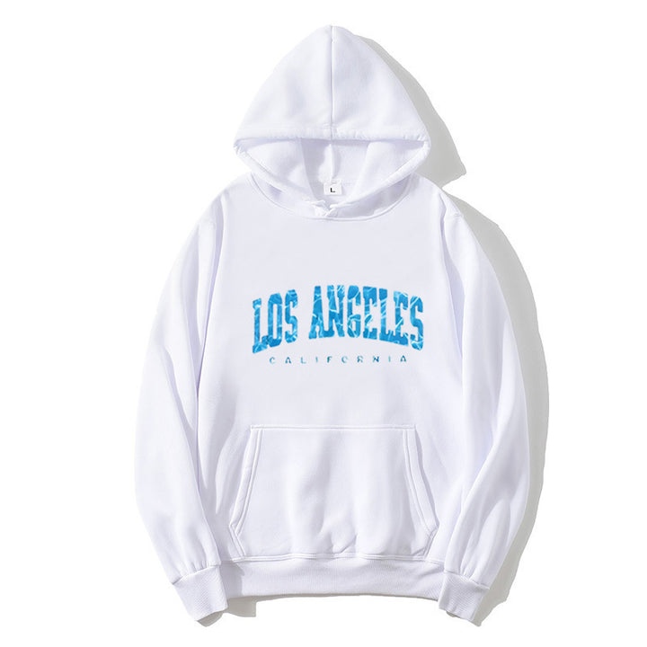 Women's hoodie with striking Los Angeles lettering Lisslune