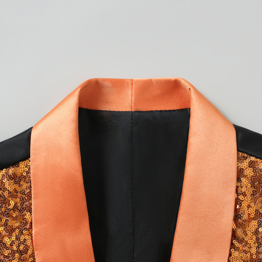 Men's glamorous sequin vest Lisslune
