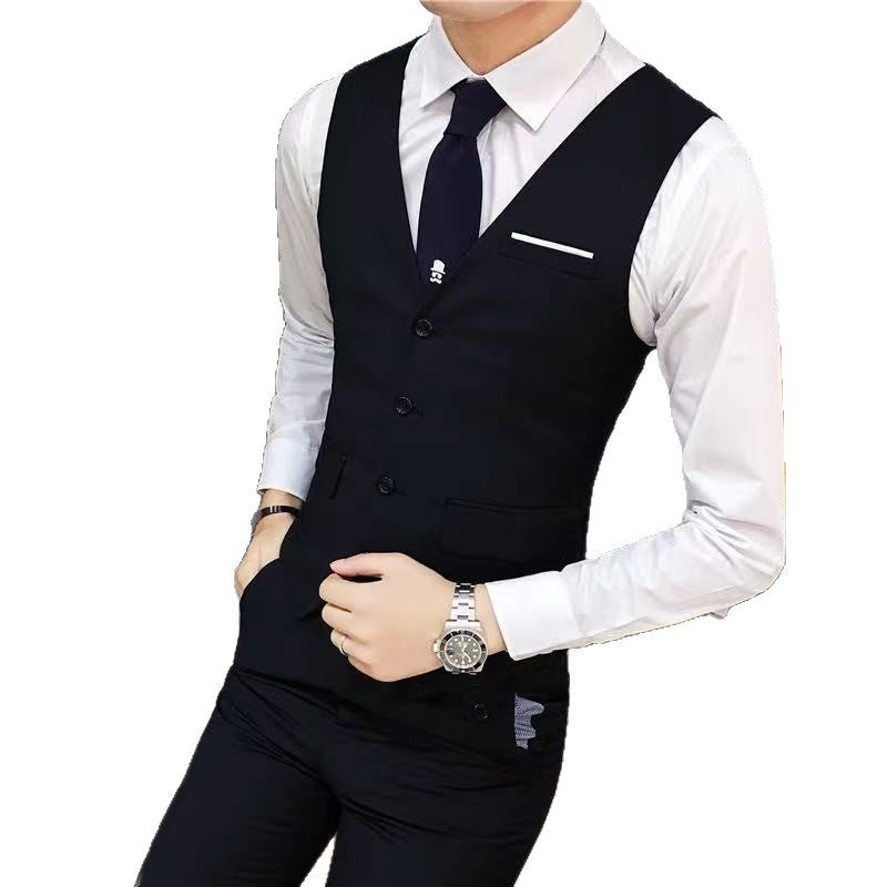 Men's Elegant Slim-Fit Suit with Practical Pockets Lisslune