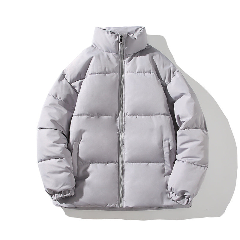 Men's insulated quilted jacket with high collar and elastic cuffs Lisslune