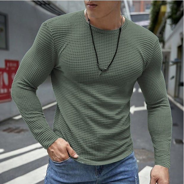 Men's long-sleeve shirt with structured design Lisslune