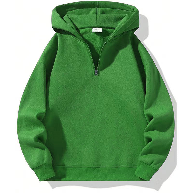 Men's sporty hoodie with half zipper Lisslune