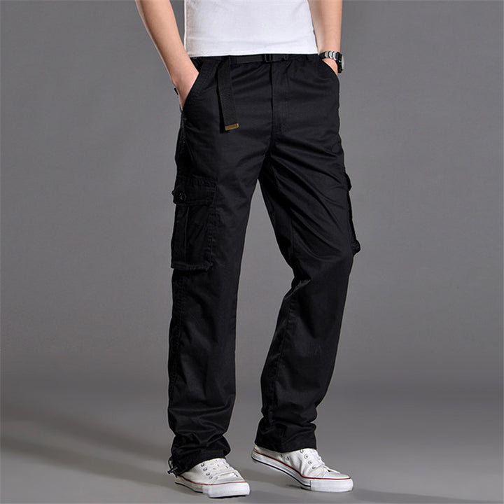 Men's cargo pants with practical pockets and elastic waistband Lisslune