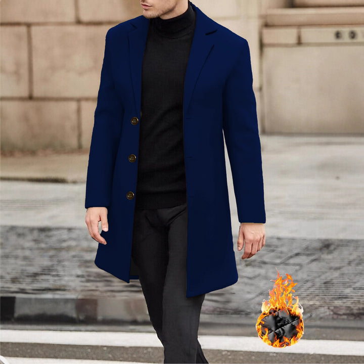 Men's classic and stylish wool coat Lisslune