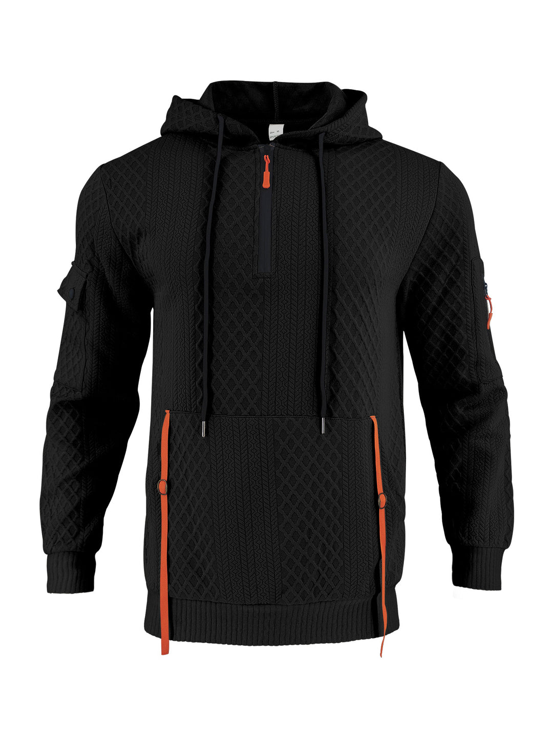 Men's functional hoodie with zipper and practical pockets Lisslune