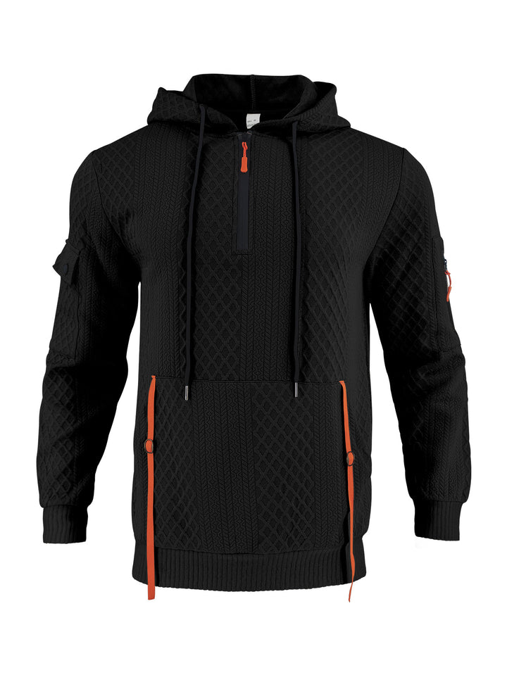 Men's functional hoodie with zipper and practical pockets Lisslune