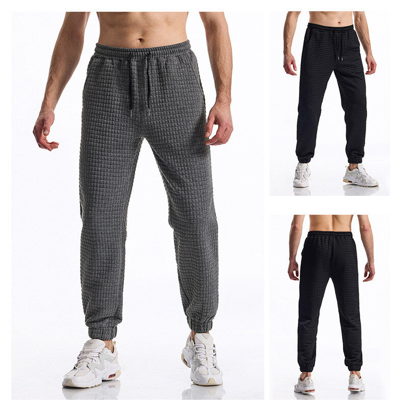 Men's jogging pants with textured surface Lisslune
