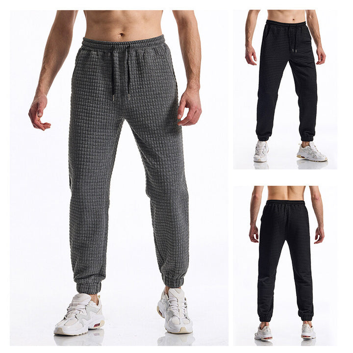 Men's jogging pants with textured surface Lisslune