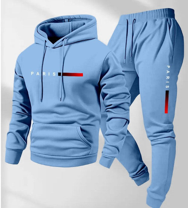 Women’s hoodie and jogging pants set with modern Paris design Lisslune
