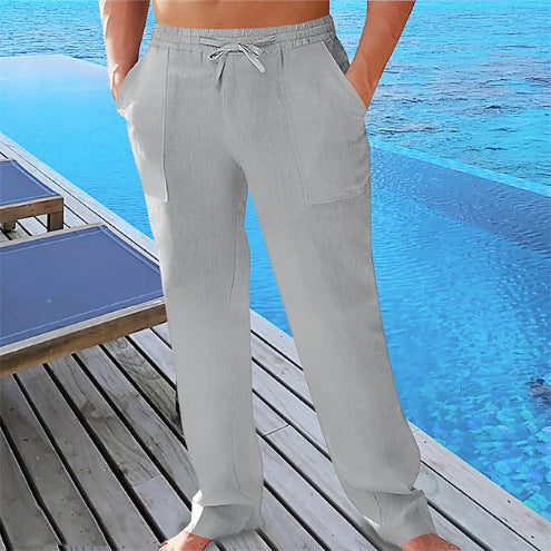 Men's Comfortable Jogging Pants with Elastic Waistband and Practical Pockets Lisslune