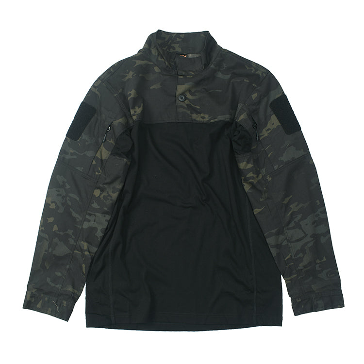 Men's leisure jacket with practical zippered pockets and stylish stand-up collar Lisslune