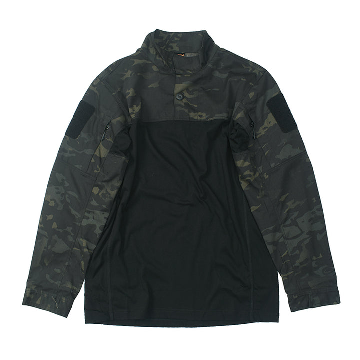 Men's leisure jacket with practical zippered pockets and stylish stand-up collar Lisslune