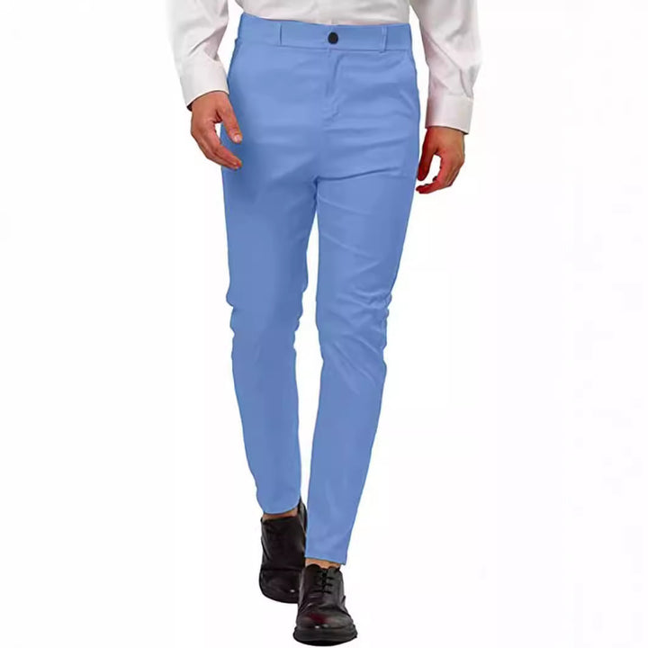 Men's elegant slim-fit trousers in modern design Lisslune